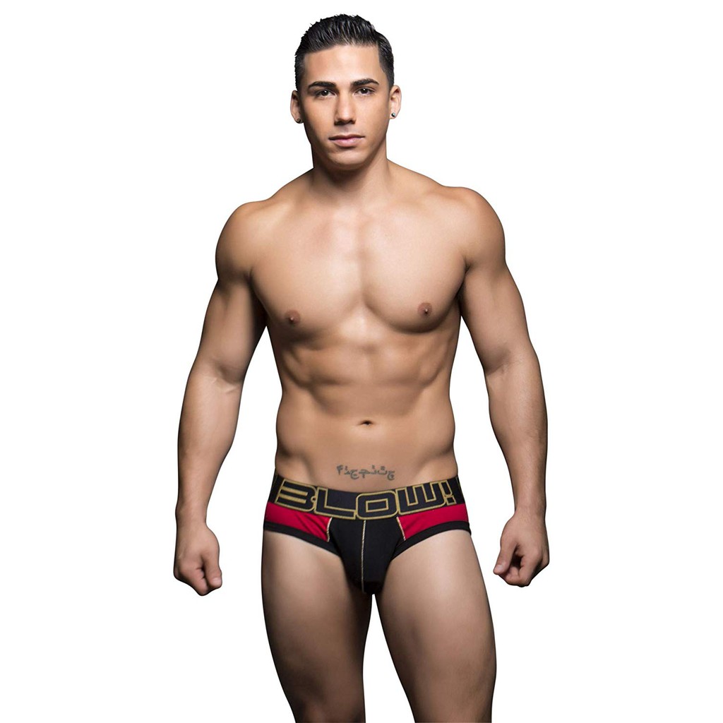 Quần lót nam Andrew Christian Blow Gilded Brief Red/Black