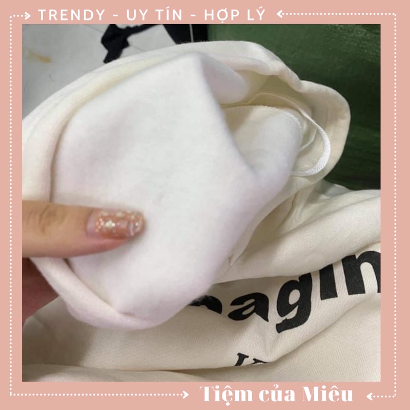 Áo hoodie nỉ Inmagine Trắng | BigBuy360 - bigbuy360.vn