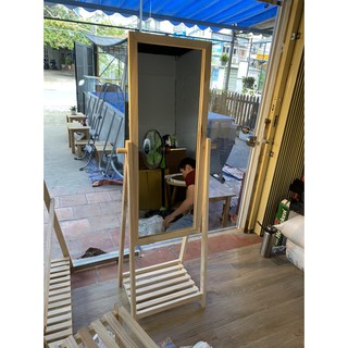 Khung Gương Gỗ Thông Mẫu Mã Hàn Quốc