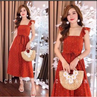 Đầm maxi voan cao cấp đi biển