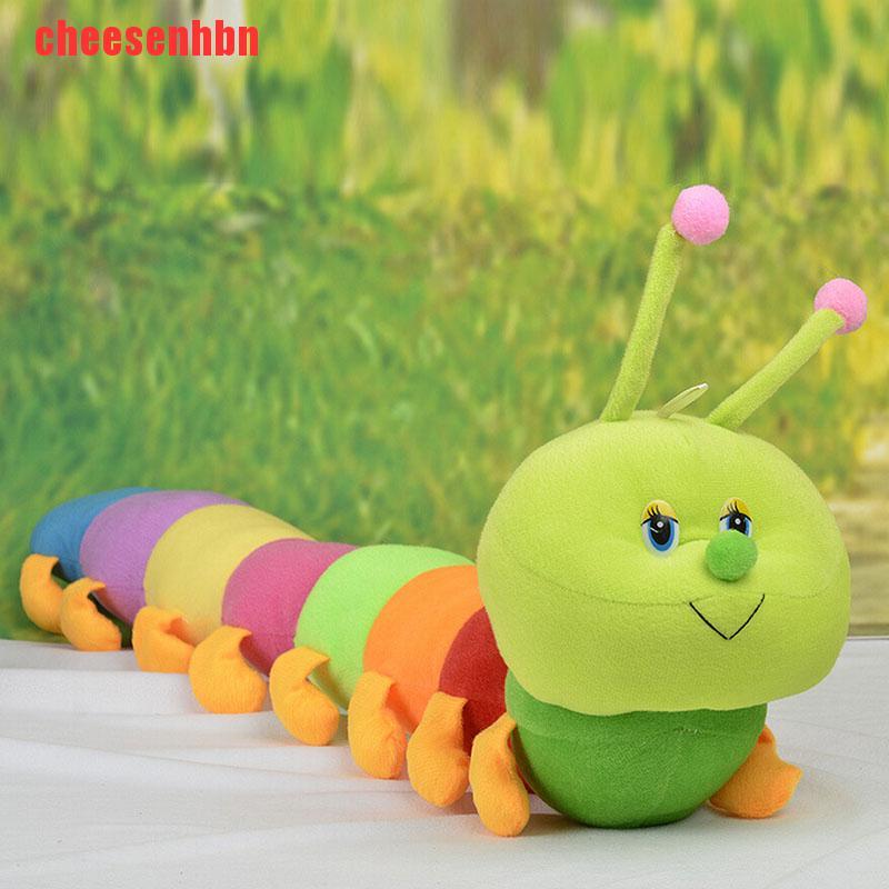 [cheesenhbn]1 X Colorful Inchworm Soft Caterpillar Lovely Developmental Child Baby Toy Doll