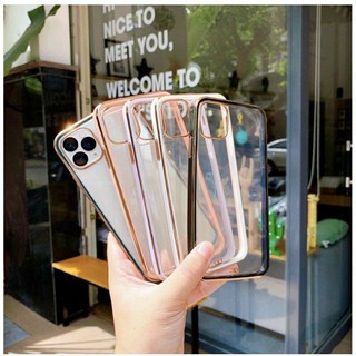 Ốp lưng LikGus viền màu cho iPhone 12 Mini/ 12/ 12 Pro/ 12 Pro Max Silicon dẻo lưng trong siêu đẹp ( Chính Hãng )