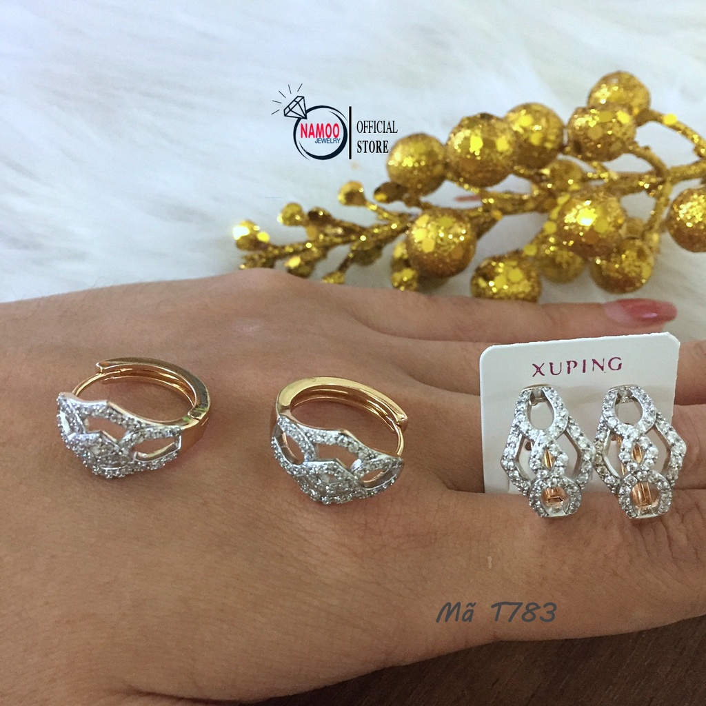 Khuyên Tai Nữ T783 Bền Màu Dùng Hàng Ngày Không Đen Gỉ