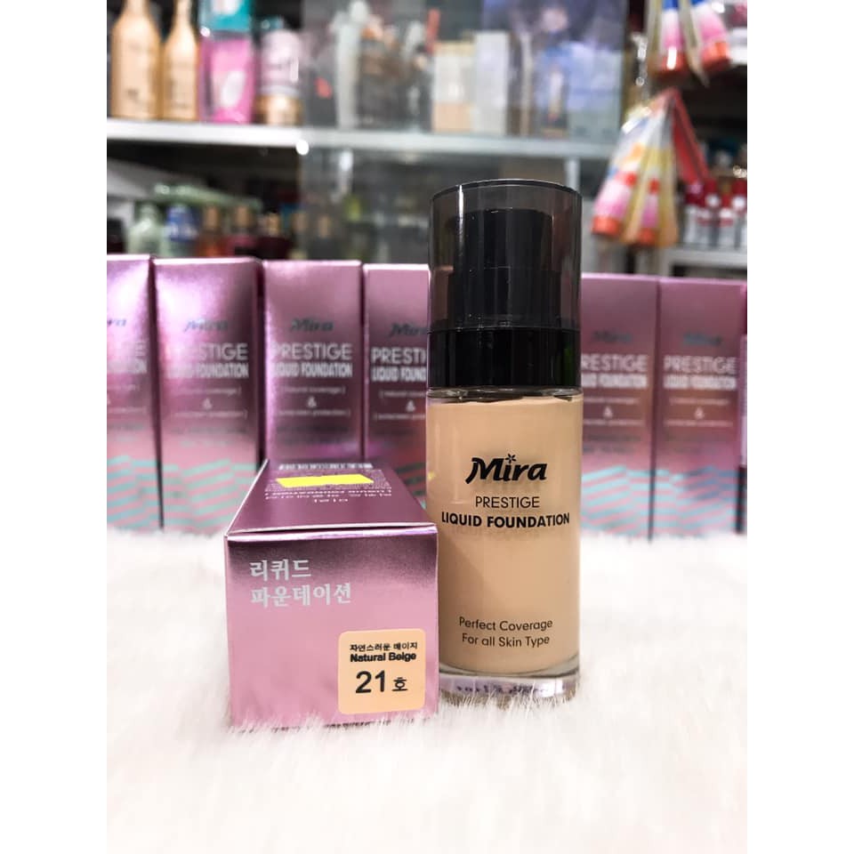 Kem Nền Chống Nắng Mira Liquid Foundation SPF30 Chính Hãng Công Ty 35ml