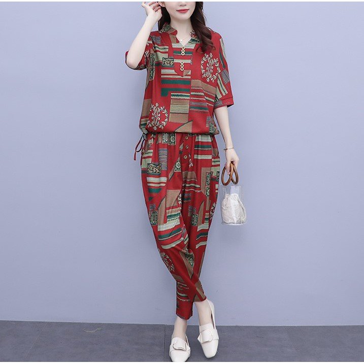 Set Bộ Đồ Nữ Trung Niên Chất Đũi Thô Mềm Mát Sang Trọng cho phái đẹp GIÁ TỐT | BigBuy360 - bigbuy360.vn