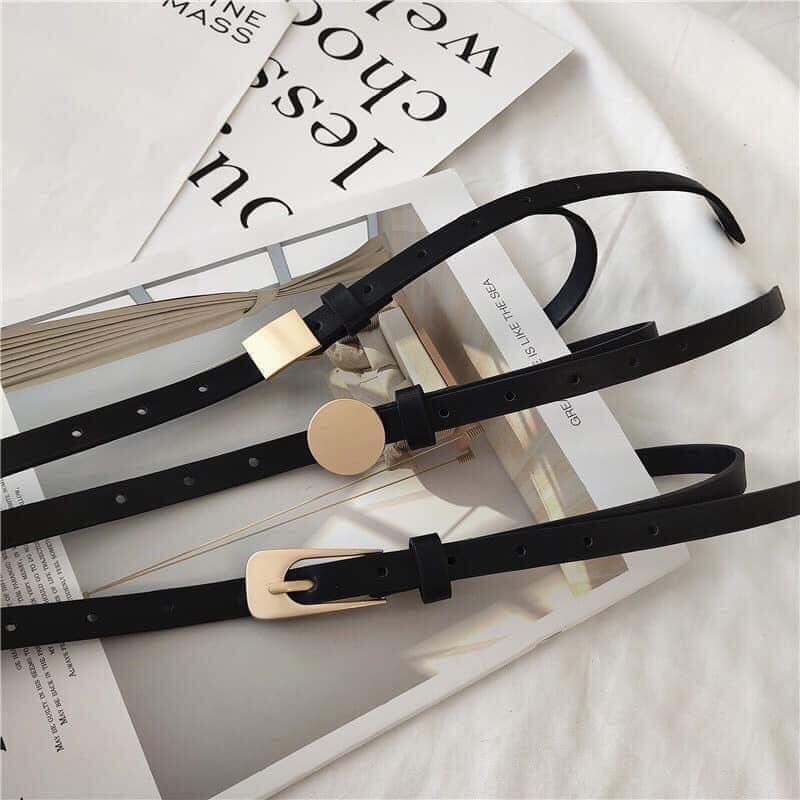 Dây lưng - belt nhỏ hàn quốc kèm hình thật