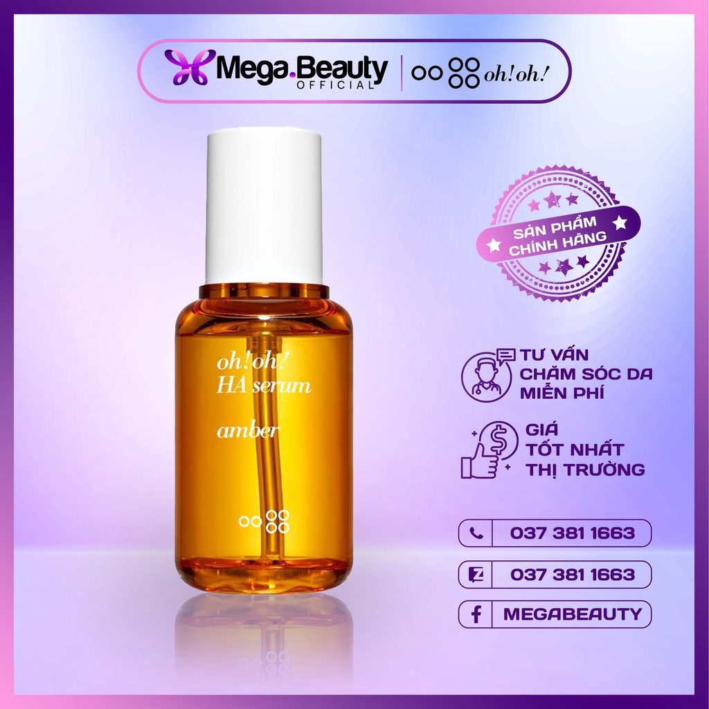 Tinh Chất Dưỡng ohoh - Serum Dưỡng Ẩm Oh! Oh! HA Amber 30ml