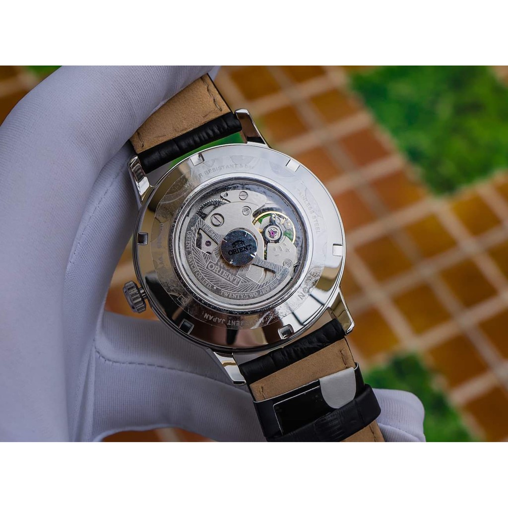 Đồng hồ nam Orient Classic Sun & Moon Open Heart Automatic  RA-AS0005S10B cực hot