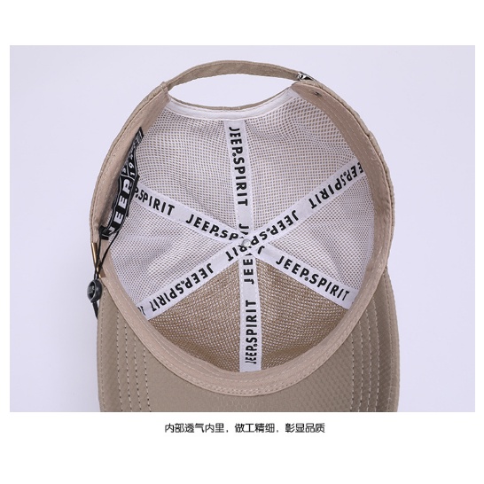 Jeep Nón Lưỡi Trai Phối Lưới Thoáng Khí Phong Cách Thể Thao Năng Động Cho Nam Và Nữ