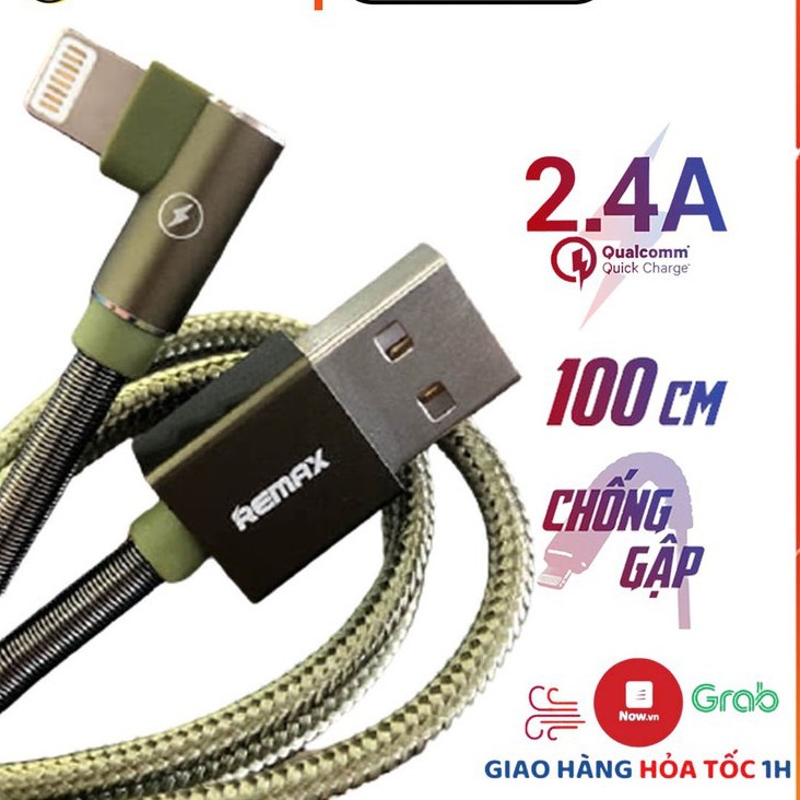 Cáp sạc iphone Remax RC-119i hỗ trợ sạc nhanh-chính hãng