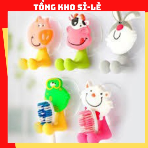Kẹp Bàn Chải Đánh Răng Hình Thú Đáng Yêu 1630 tổng kho sỉ vp88