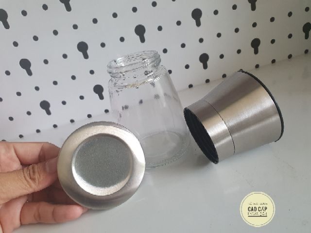 Hủ xay tiêu cầm tay inox 304