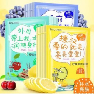 Lẻ 1 miếng mặt nạ trái cây Mask Talk Bisutang