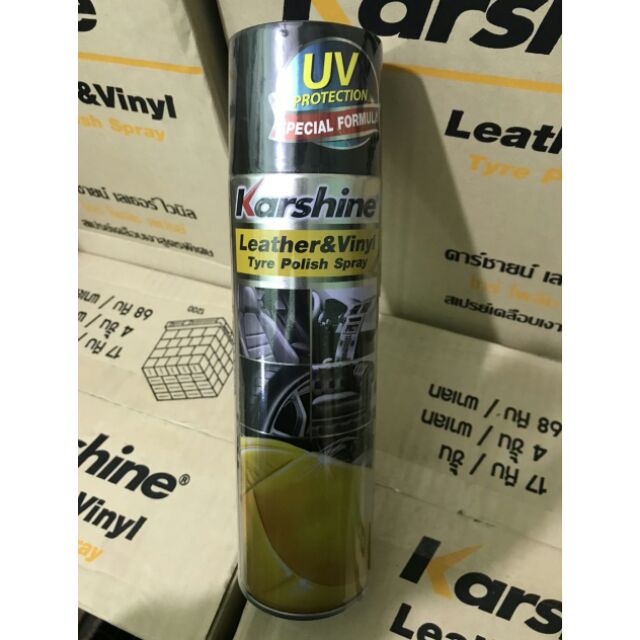 Dầu đánh bóng nhựa , da, gỗ karshine leather&vinyl 500ml (Wax one thái lan) vệ sinh bàn ghế