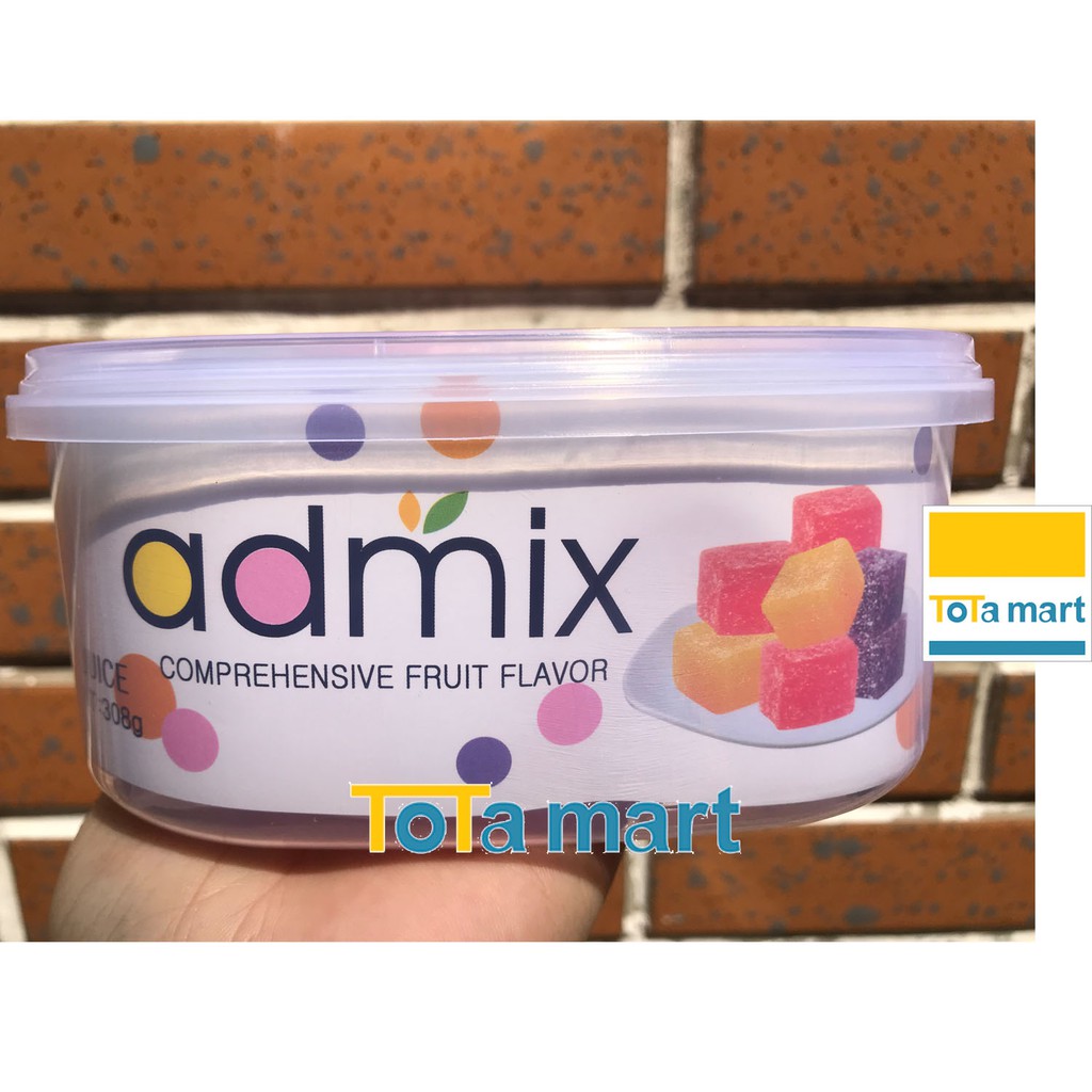 [Mã GROSALEHOT giảm 8% đơn 250K] Kẹo dẻo trái cây ADMIX hộp 308g. Mới về. HSD ghi rõ bên dưới. | BigBuy360 - bigbuy360.vn