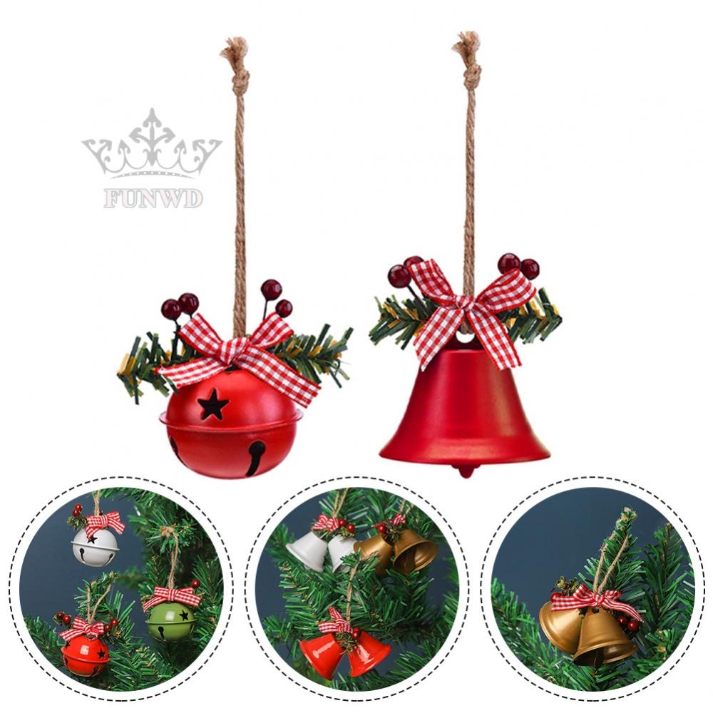 Chuông Giáng Sinh Kim Loại Trang Trí