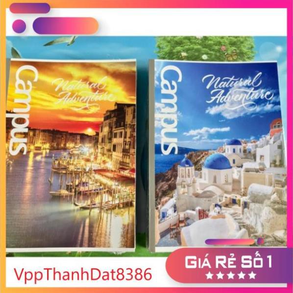 (Sale)  Set 10 Vở kẻ ngang Campus 80 trang có chấm cao cấp