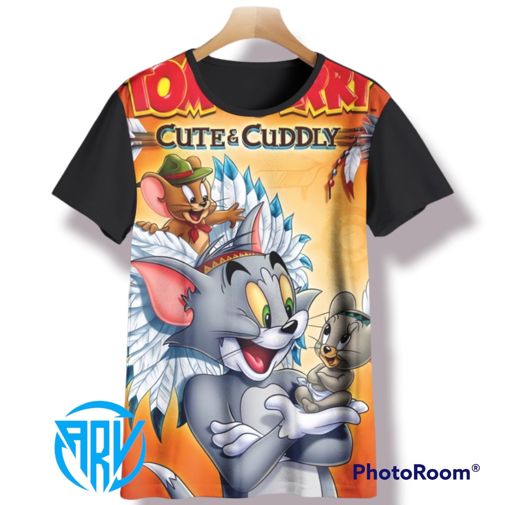 Áo Thun In HìNh Tom & Jerry 3D Cho Bé Trai (3 4 5 6 7 8 9 10 11 12 13 14 TuổI) 2022
