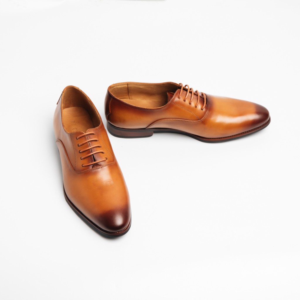 [Mã LT200 giảm 200K đơn 699K] Giày Tây Cao Cấp Classic Oxfords - Da Bò Ý Lót Trong Da Bò Mộc - Thương hiệu Be Classy