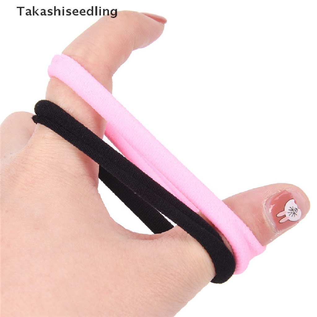 Set 10 dây buộc tóc co giãn phong cách đơn giản thời trang dành cho nữ