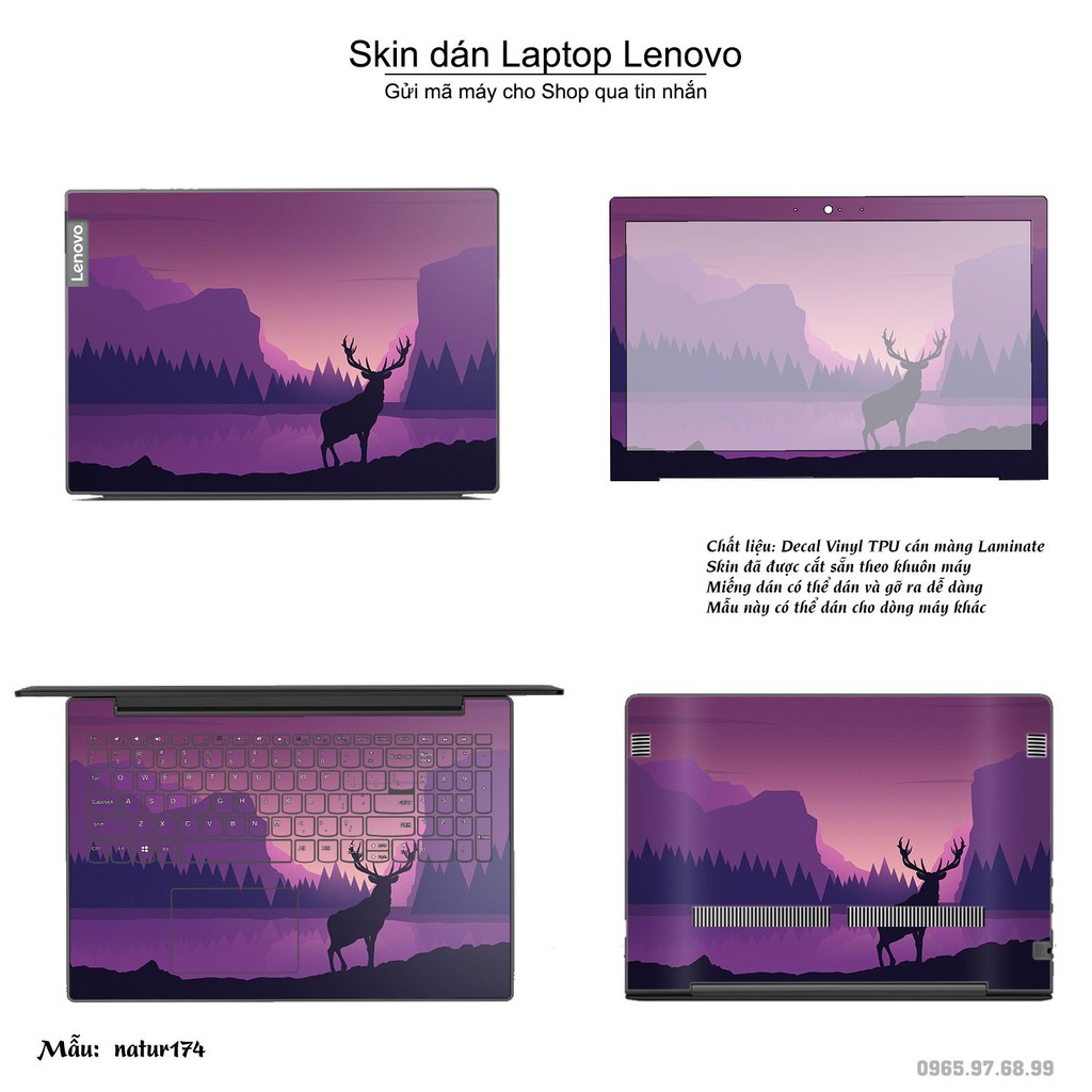 Skin dán Laptop Lenovo in hình thiên nhiên _nhiều mẫu 7 (inbox mã máy cho Shop)