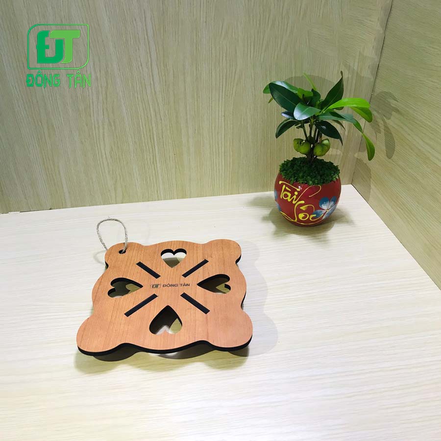 Combo 2 Đế Lót Nồi Bằng Gỗ Cao Cấp Size Lớn Cách Nhiệt Chống Trầy Xướt Bền Màu