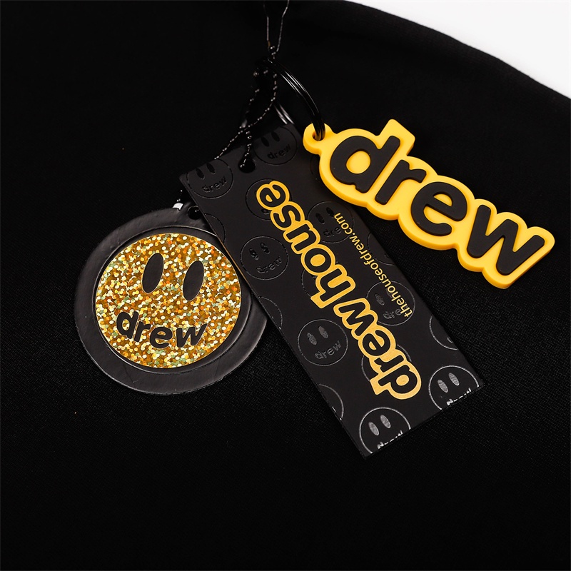 Hàng Bán Chạy Áo Thun Cotton Dáng Rộng Tay Ngắn In Hình Mặt Cười DR &amp; W Unisex