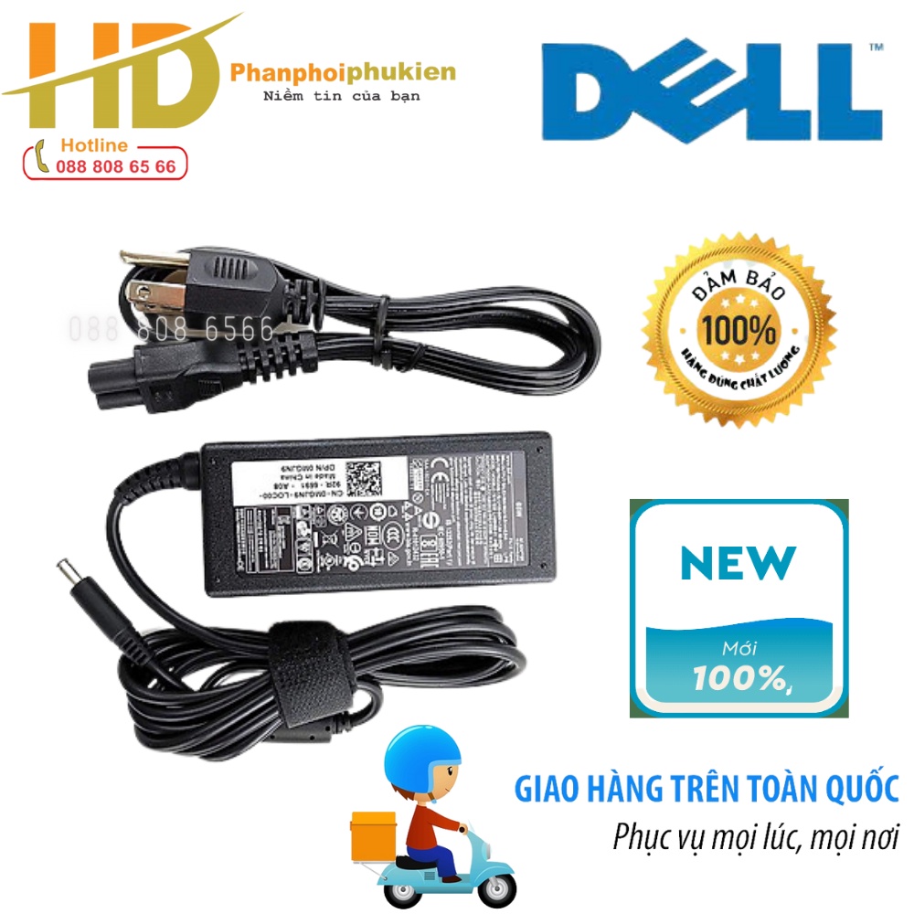 Sạc cho laptop Dell Inspiron 14 7437 N7437 Inspiron 15 7548 Adapter 19.5V-2.31A 19.5V-3.34A - Hàng Nhập Khẩu