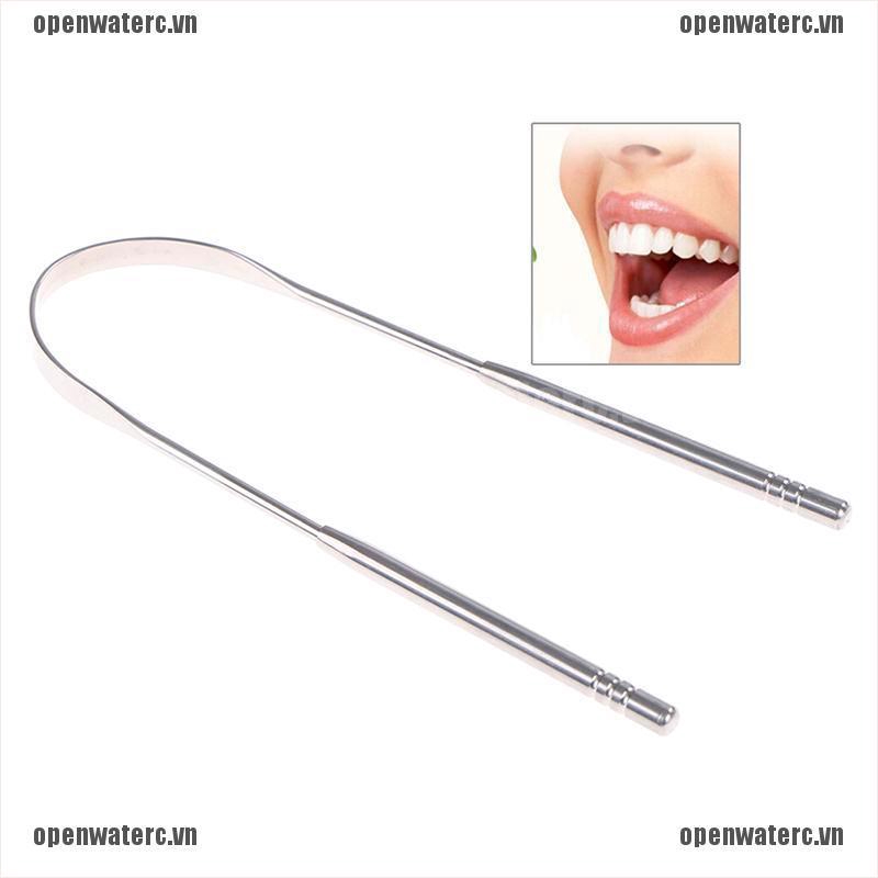 Opc 1 Dụng Cụ Nạo Lưỡi Bằng Thép Không Gỉ Làm Sạch Lưỡi Chăm Sóc Răng Miệng