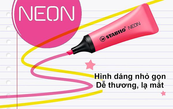 Bút dạ quang STABILO NEON (HL72)