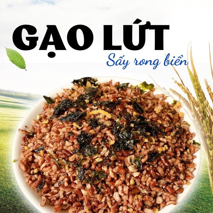 Gạo lứt huyết rồng sấy rong biển 300g THIÊN ĐƯỜNG ĂN VẶT đồ ăn vặt giảm cân