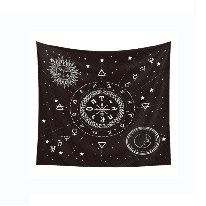 Thảm Trải Bàn Bài Tarot Altar Tarot Psychedelic Độc Đáo