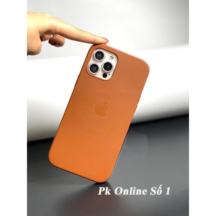 ẢNH TỰ CHỤP Ốp lưng da Leather case IPhone 12-IPhone 12 Pro-IPhone 12 Pro Max hỗ trợ sạc không dây MagSafe