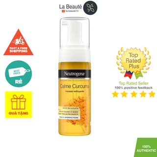 Neutrogena Calme Curcuma Mousse Nettoyante - Sữa Rửa Mặt Tạo Bọt Từ Tinh Nghệ 150ml