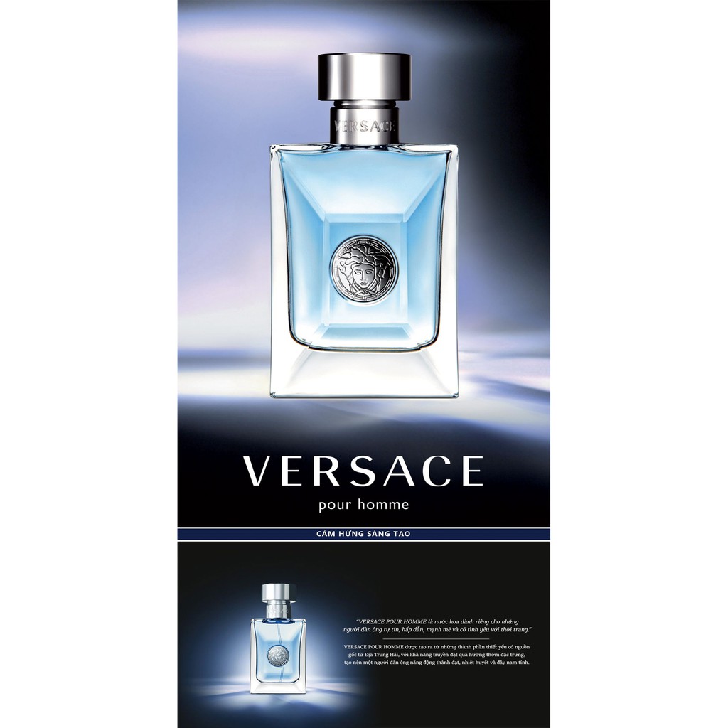 Nước hoa dùng thử Versace Pour Homme