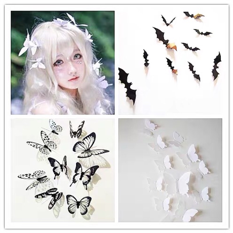 Set bướm make up chụp ảnh phong cách cổ trang cosplay có sẵn làm concept