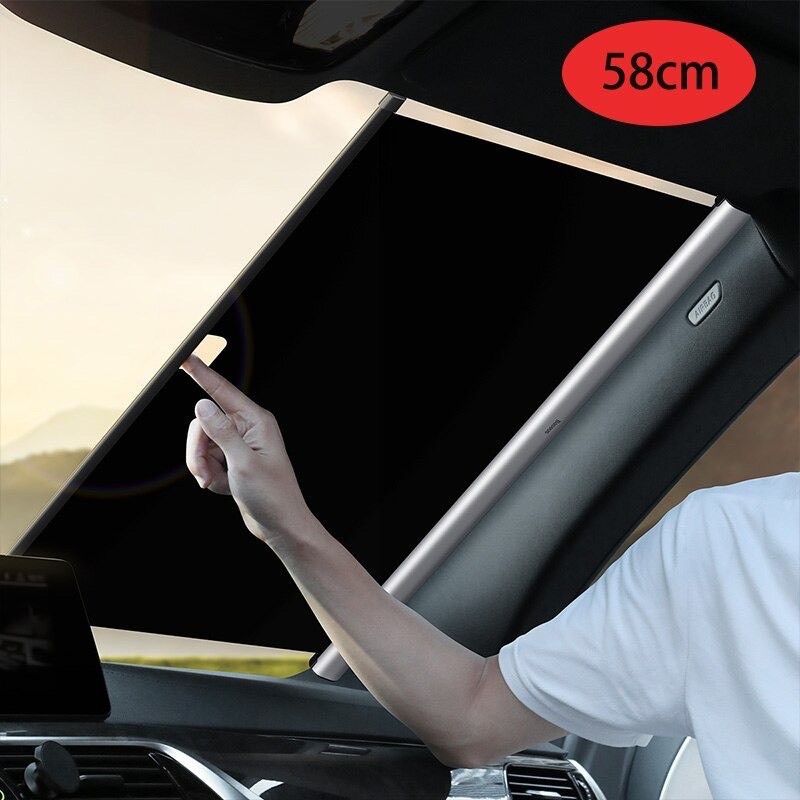 Màn kéo che nắng cửa kính trước cho xe ô tô Baseus - Giảm thiểu nhiệt độ trong xe - Bảo vệ nội thất xe - Dễ dàng lắp đặt