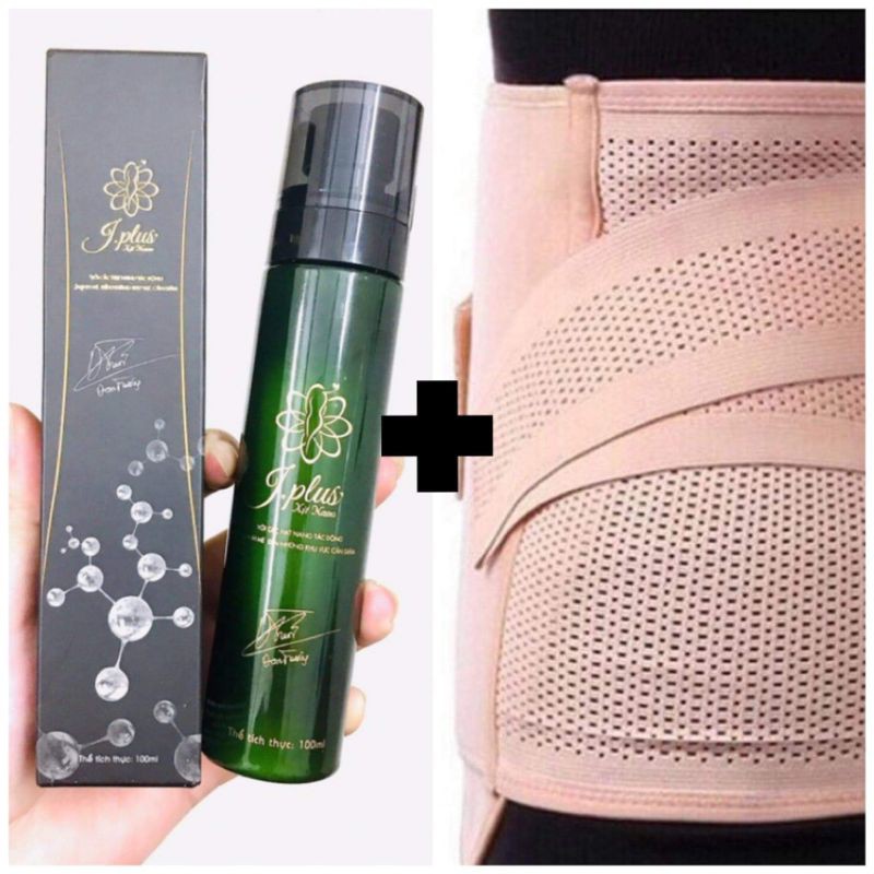 xịt Nano tan Mỡ J.Plus (MUA 1 CHAI TẶNG ĐAI NỊT BỤNG) Giảm Cân CÔNG NGHỆ Hàn Quốc