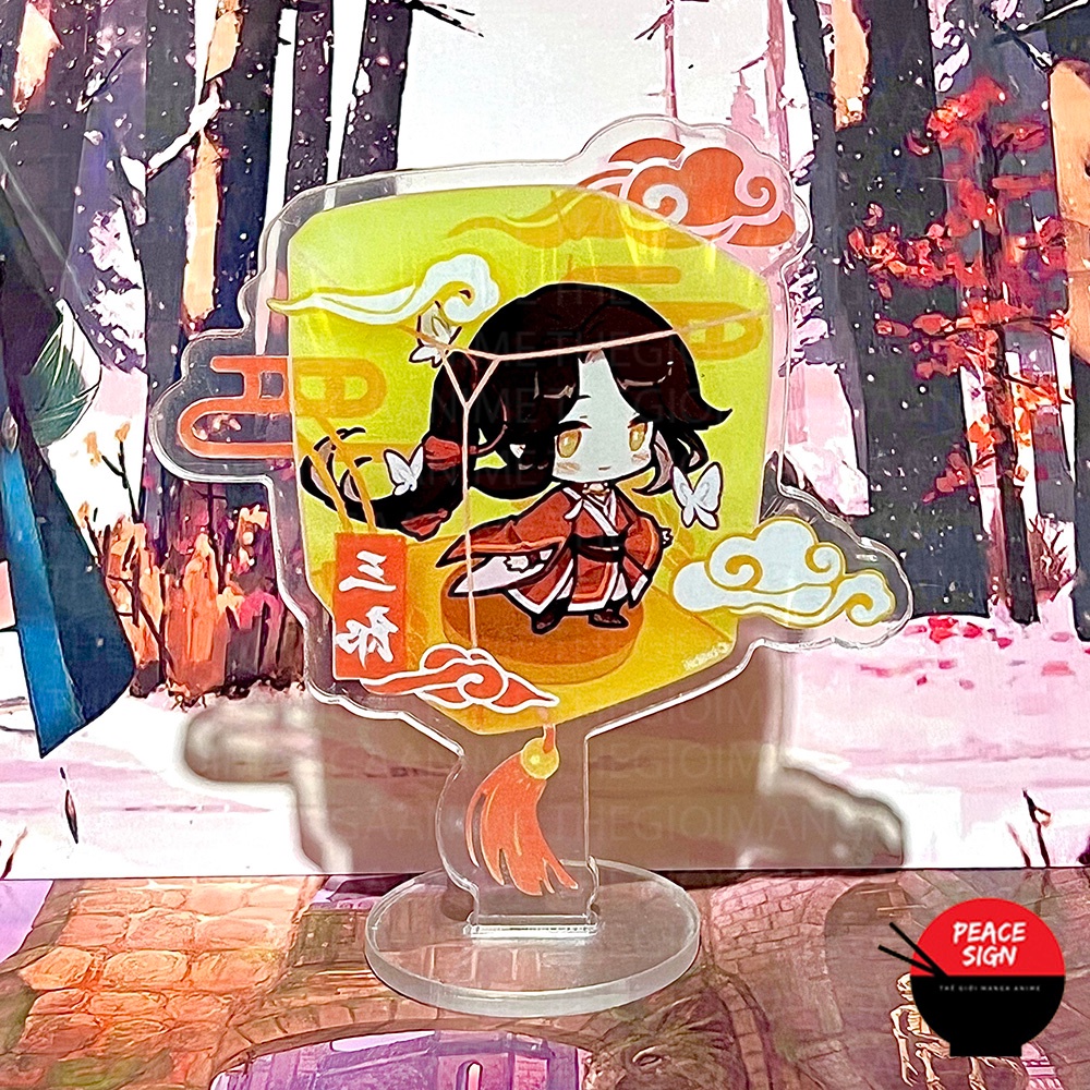 ( ĐÈN LỒNG ) Mô hình Standee Mini THIÊN QUAN TỨ PHÚC Hoa Thành Tạ Liên tượng acrylic anime chibi BL trang trí