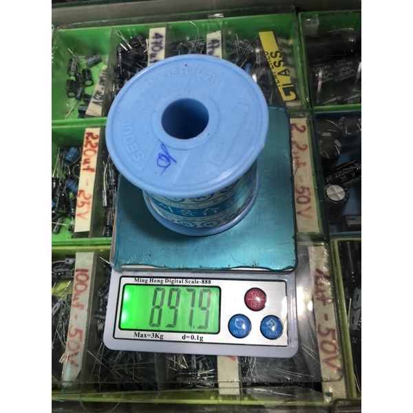Thiếc hàn Seoul Solder hàn quốc 1.0mm 898gam chưa được 1kg