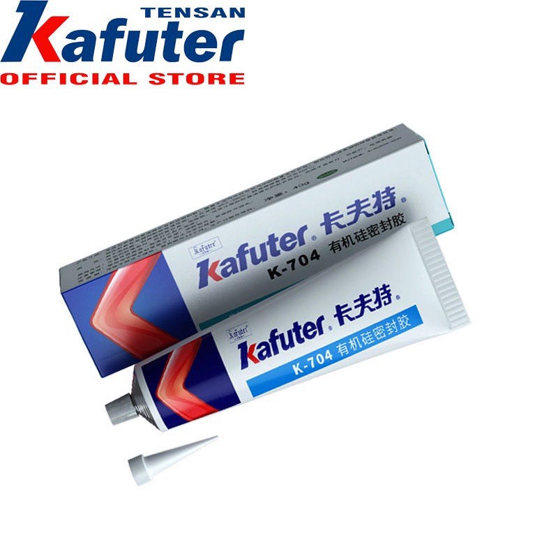 Keo Kafuter K-704 Trắng, K-704B Đen keo cố định linh kiện điện tử, keo tản nhiệt