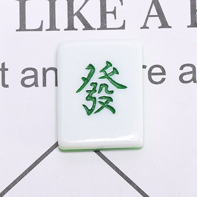 Sê-ri mạt chược Resin phụ kiện dép Crocs charm DIY khóa giày crocs jibbitz Nhựa trang sức Phụ kiện trang trí giày crocs nút trang trí điện thoại di động Nắp đậy / Khung ảnh / Cốc nước / Túi Nguyên liệu làm phụ kiện handmade sáng tạo