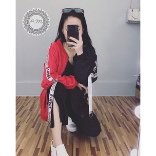 Áo khoác dù phối màu kiểu