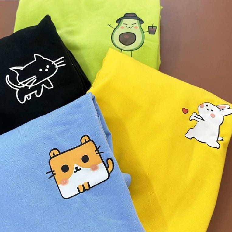 [Hàng Xịn, Gía Tốt] Áo Phông Thun Nữ Tay Ngắn Hình Icon Xương Cá Nhiều Màu - Unisex - Cotton - Mã AT017