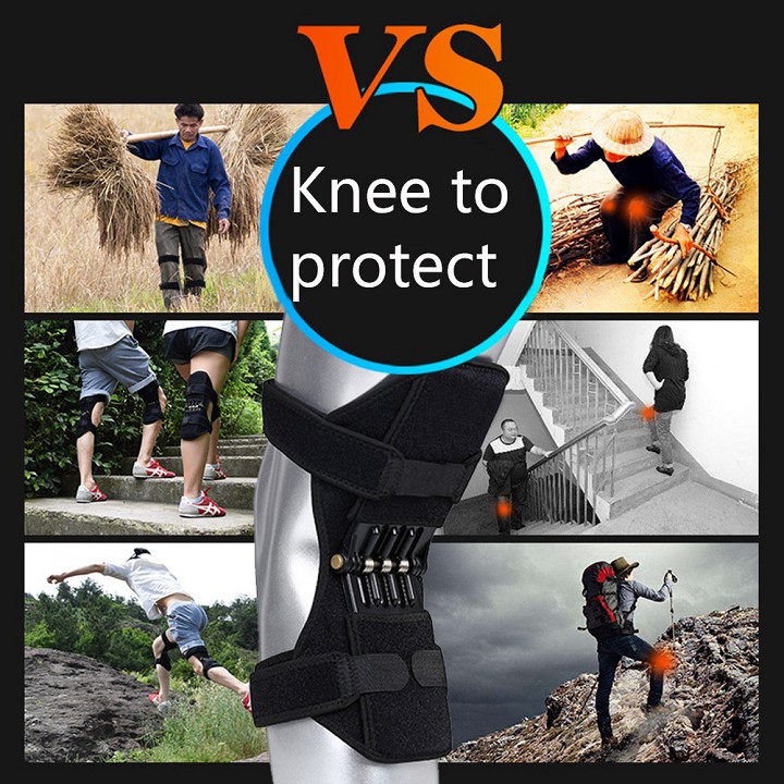 Khung trợ lực bảo vệ và nâng đỡ đầu gối PowerKnee +tặng Dụng cụ tập cơ tay