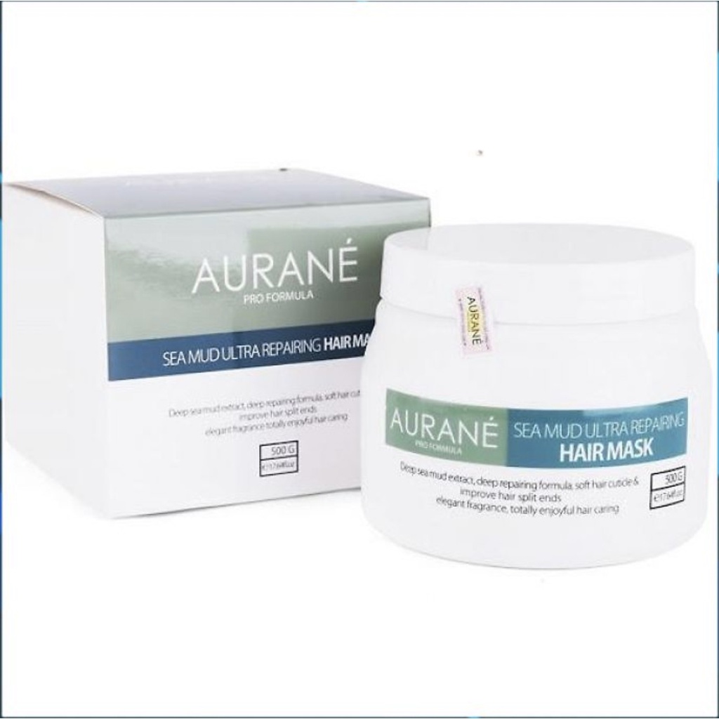 Hấp Dầu Dưỡng Màu Tóc Nhuộm Aurane Sea Mud Ultra Repairing Mask 500ml