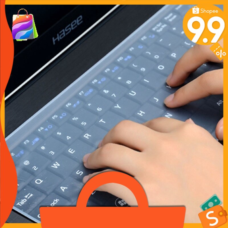 Miếng bảo vệ bàn phím chống nước chống bụi bằng silicon cho laptop