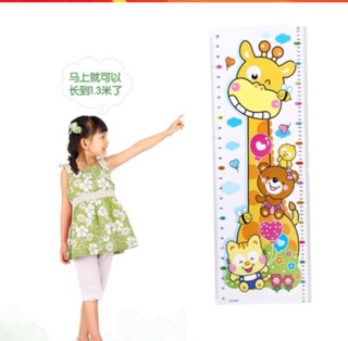 Decal đo chiều cao cho bé