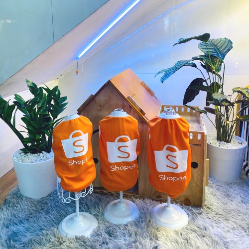 Quần Áo Cho Chó Mèo In Hình Shopee