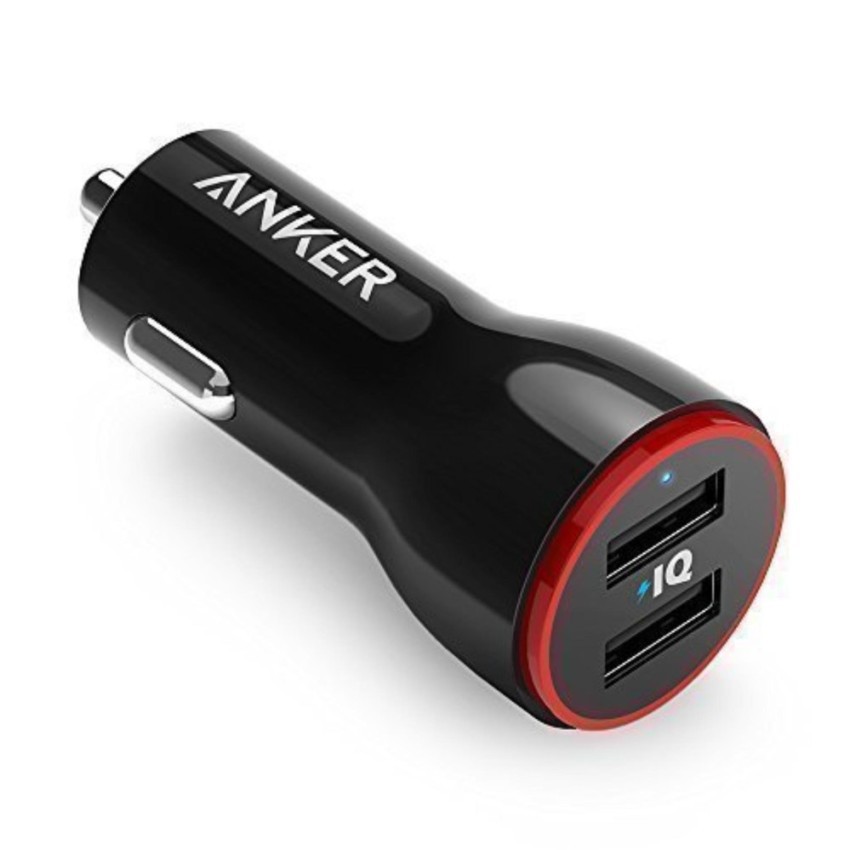 Sạc Xe Hơi Anker PowerDrive 2 Cổng USB 24W - A2310